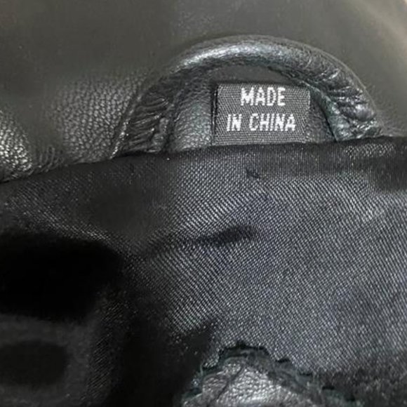 Vintage Michael Hoban North Beach Fitted Size 6 Black Leather Jacket - Picture 11 of 15